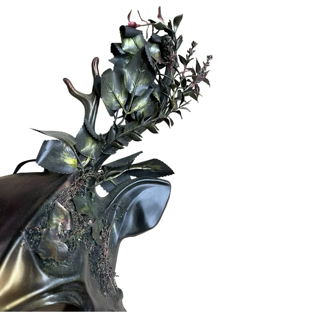 Halloween Molded Fairy/Forest Sprite/Faye Tie Back Mask - Picture 4 of 6